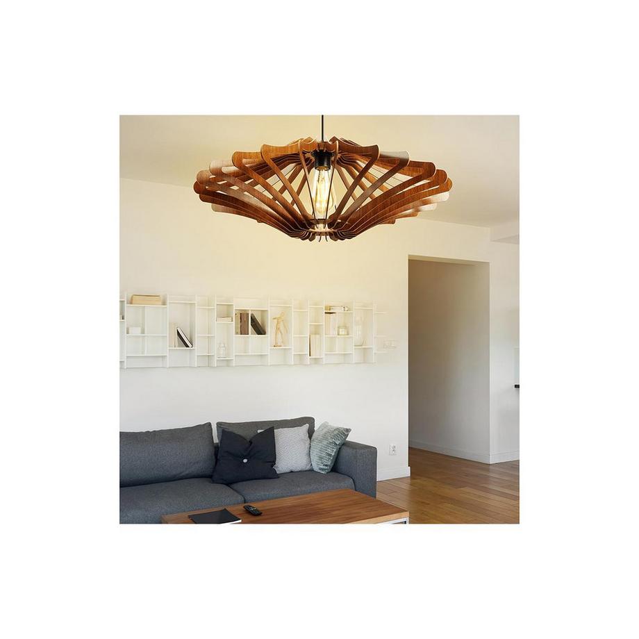 OZAIA Suspension ajourée en MDF 59 55 noyer FARITA  