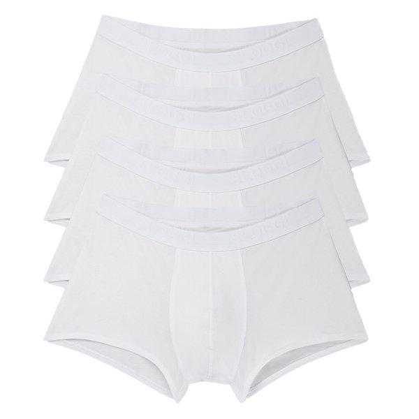 Image of 4er Pack 247 - Boxershorts - Hipster - Unterhose Herren Weiss XL
