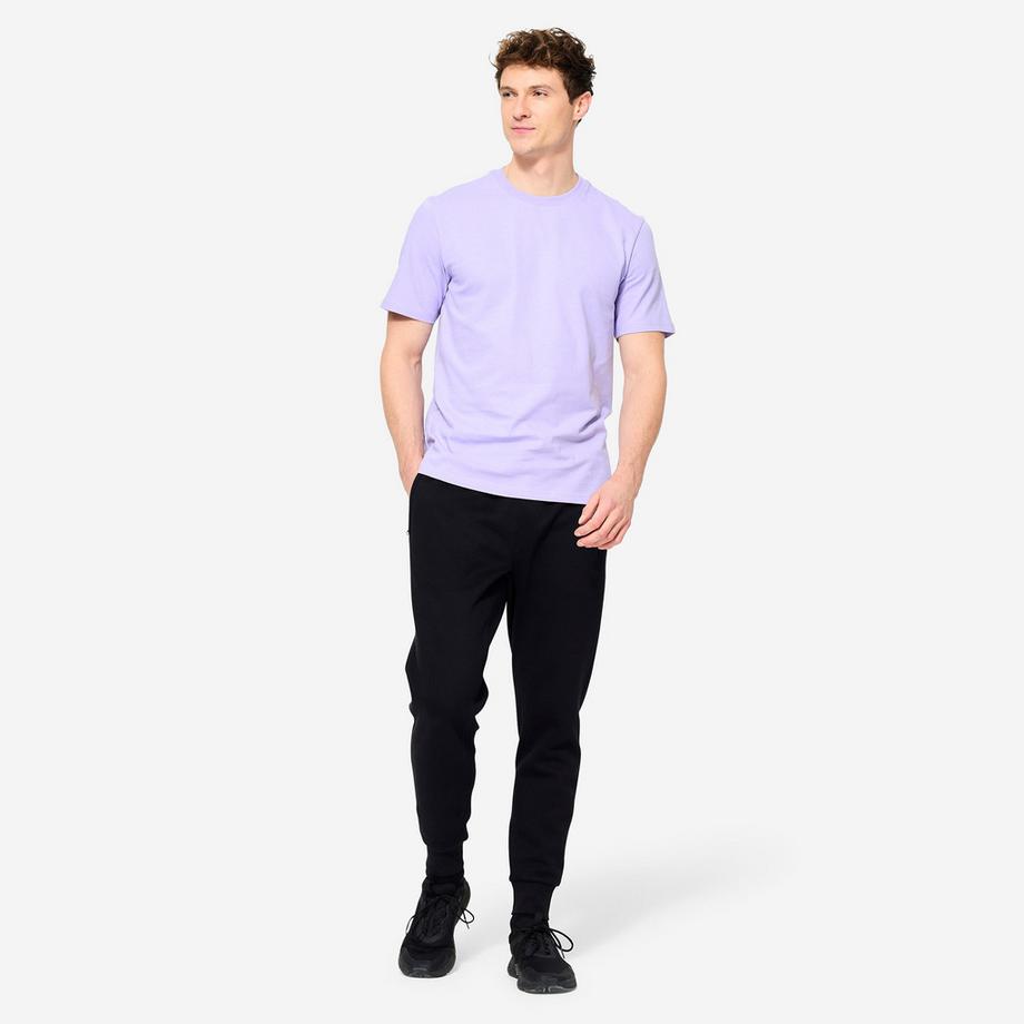 DOMYOS  Pantalon de fitness slim homme, noir 