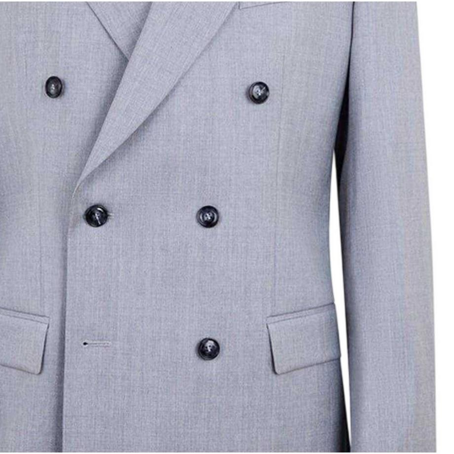 BOSS Hutson Anzugjacke, Pattentasche, Gewebter Stoff  