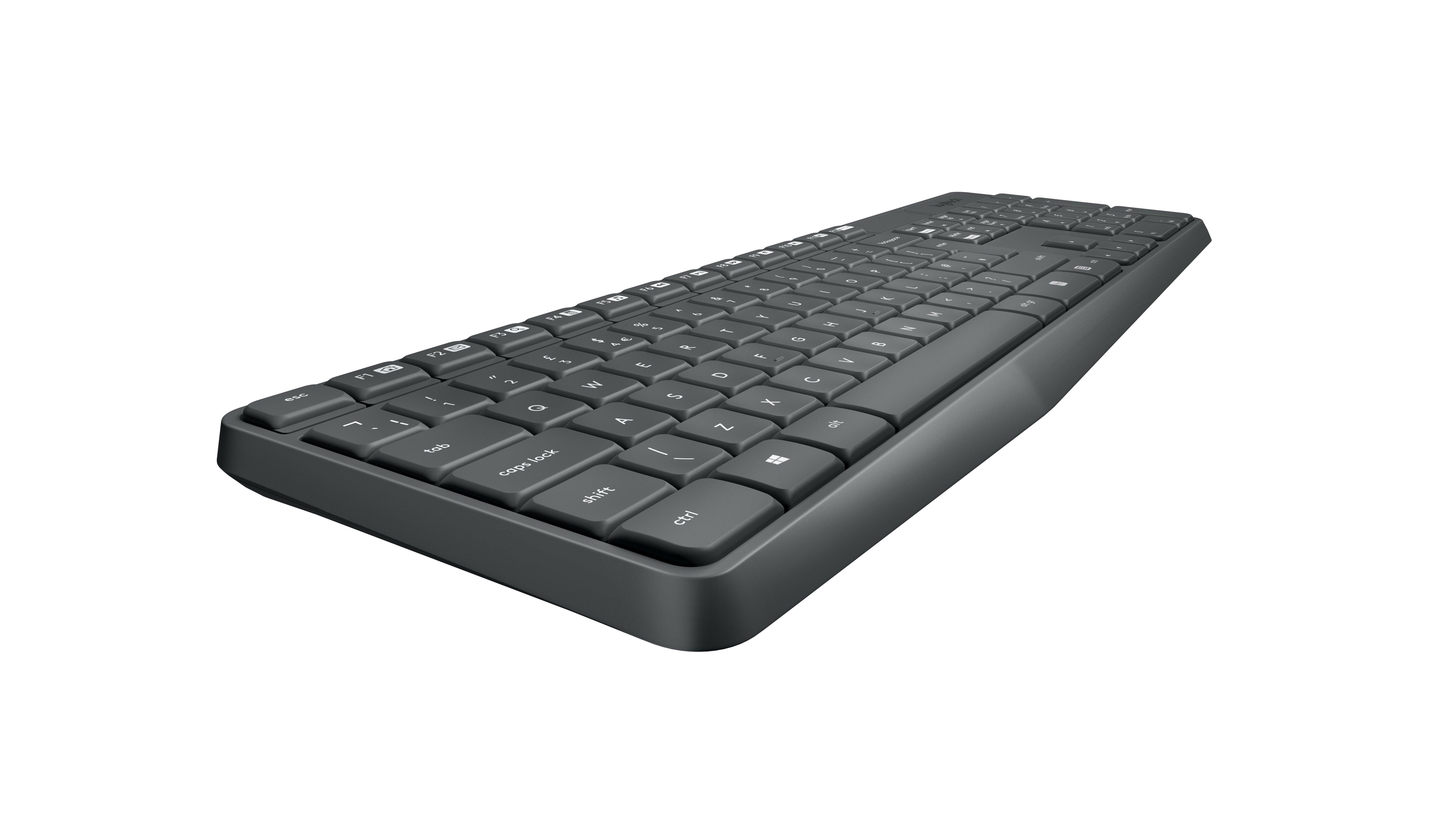 Logitech  MK235 tastiera Mouse incluso USB AZERTY Francese Grigio 