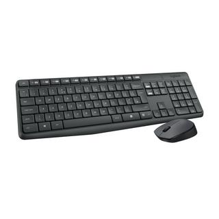 Logitech  MK235 tastiera Mouse incluso USB AZERTY Francese Grigio 