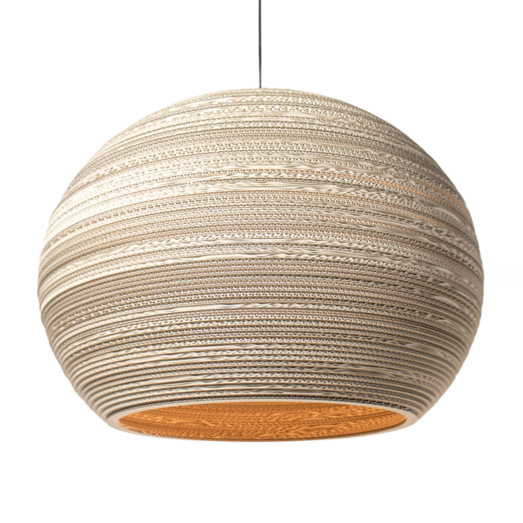 Image of Zernez Pendelleuchte Xl Aus Pappe Unisex ONE SIZE