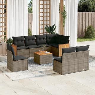 VidaXL Garten sofagarnitur poly-rattan  