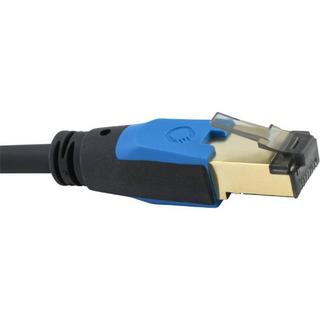 Oehlbach  RJ45 Netzwerkkabel, Patchkabel CAT 8.1 2.00 m Schwarz 1 St. 