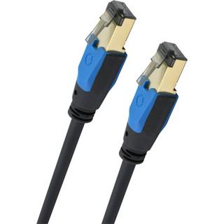 Oehlbach  RJ45 Netzwerkkabel, Patchkabel CAT 8.1 2.00 m Schwarz 1 St. 