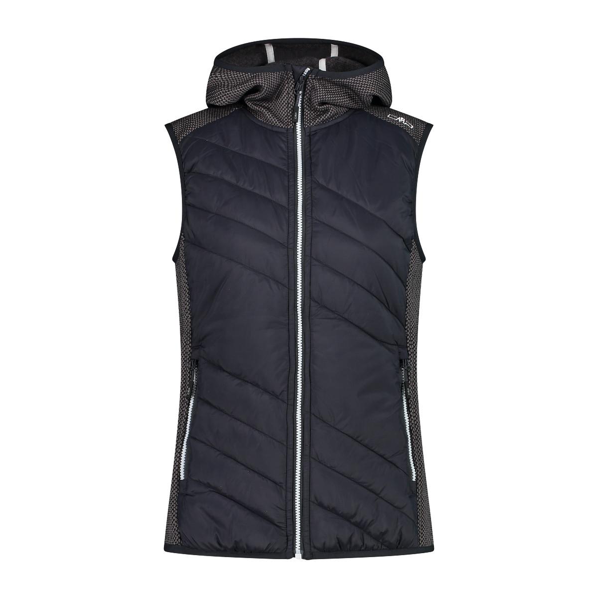 CMP  gilet ibrido con cappuccio 