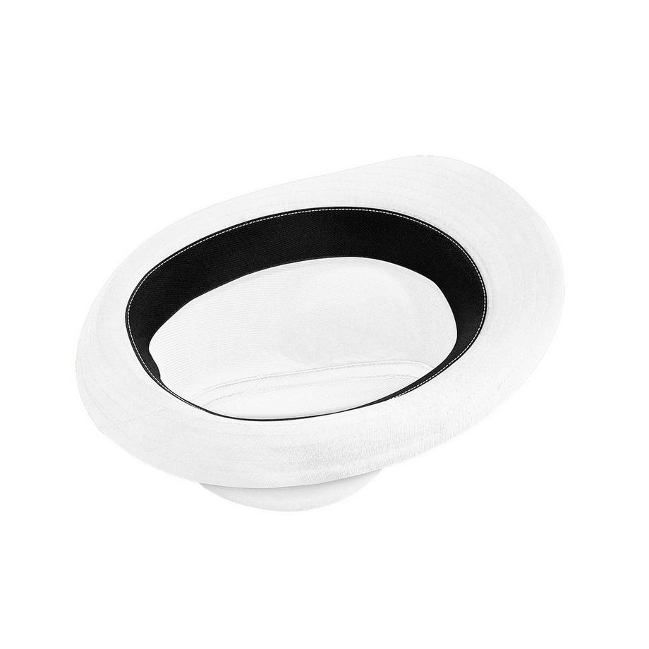 Beechfield Chapeau Fedora avec bande noire  