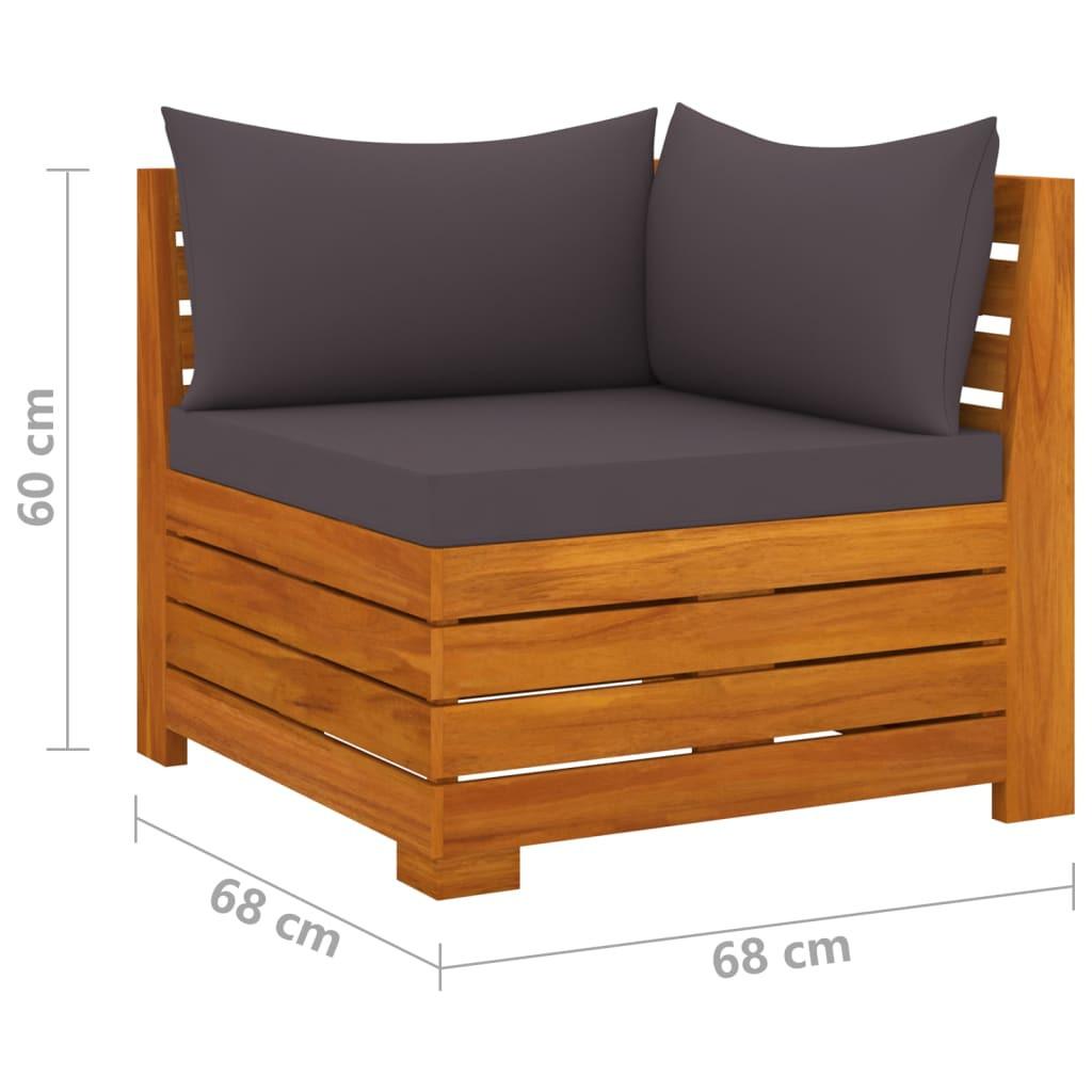 VidaXL Gartensofa akazienholz  