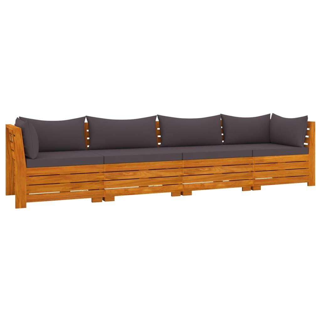 VidaXL Gartensofa akazienholz  