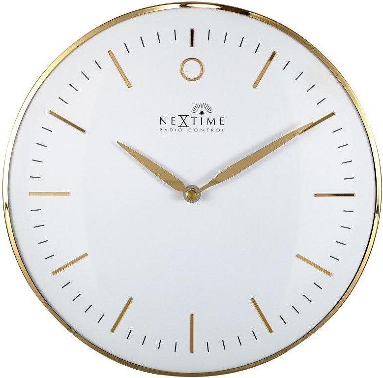 Image of Wanduhr Small Glamour RC 30 Ø, GoldWeiss Wanduhr Small Glamour RC 30 Ø, GoldWeiss