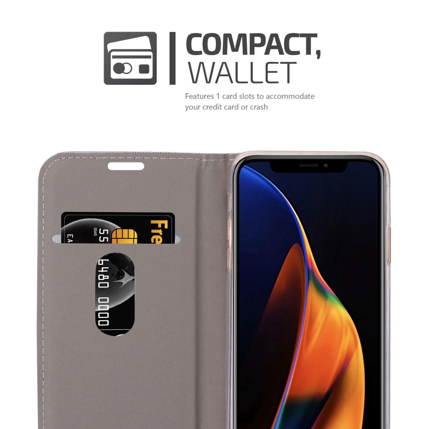 Cadorabo  Housse compatible avec Apple iPhone 13 MINI - Coque de protection avec fermeture magnétique, fonction de support et compartiment pour carte 