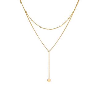 Elli  Collier Femmes Couches Chaîne En Y Boule 