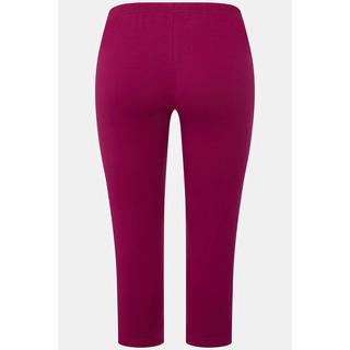 Ulla Popken  Pantalon corsaire longueur 7/8, taille élastique - jusqu'au 68/70 