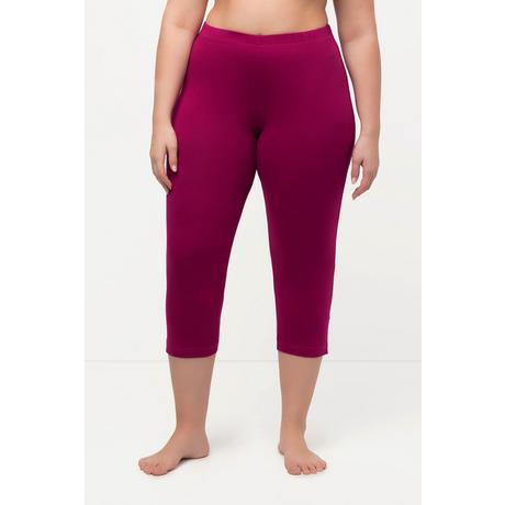 Ulla Popken  Pantalon corsaire longueur 7/8, taille élastique - jusqu'au 68/70 