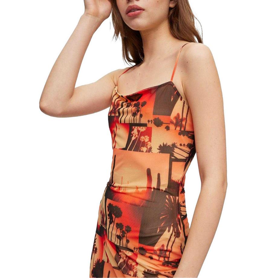 HUGO Nalinda Midikleid  