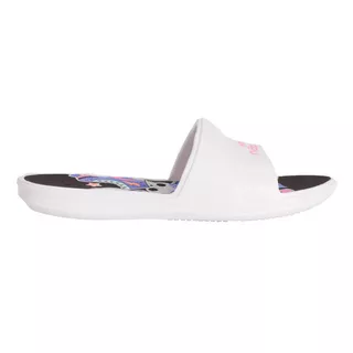NABAIJI  Badelatschen Slap 500 Kinder Derby weiss/schwarz 