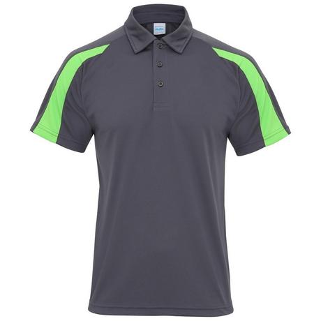 AWDis  Just Cool Kurzarm Polo Shirt mit Kontrast Panel 