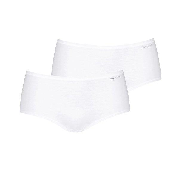 Image of 2er Pack Organic - Panty Damen Weiss L