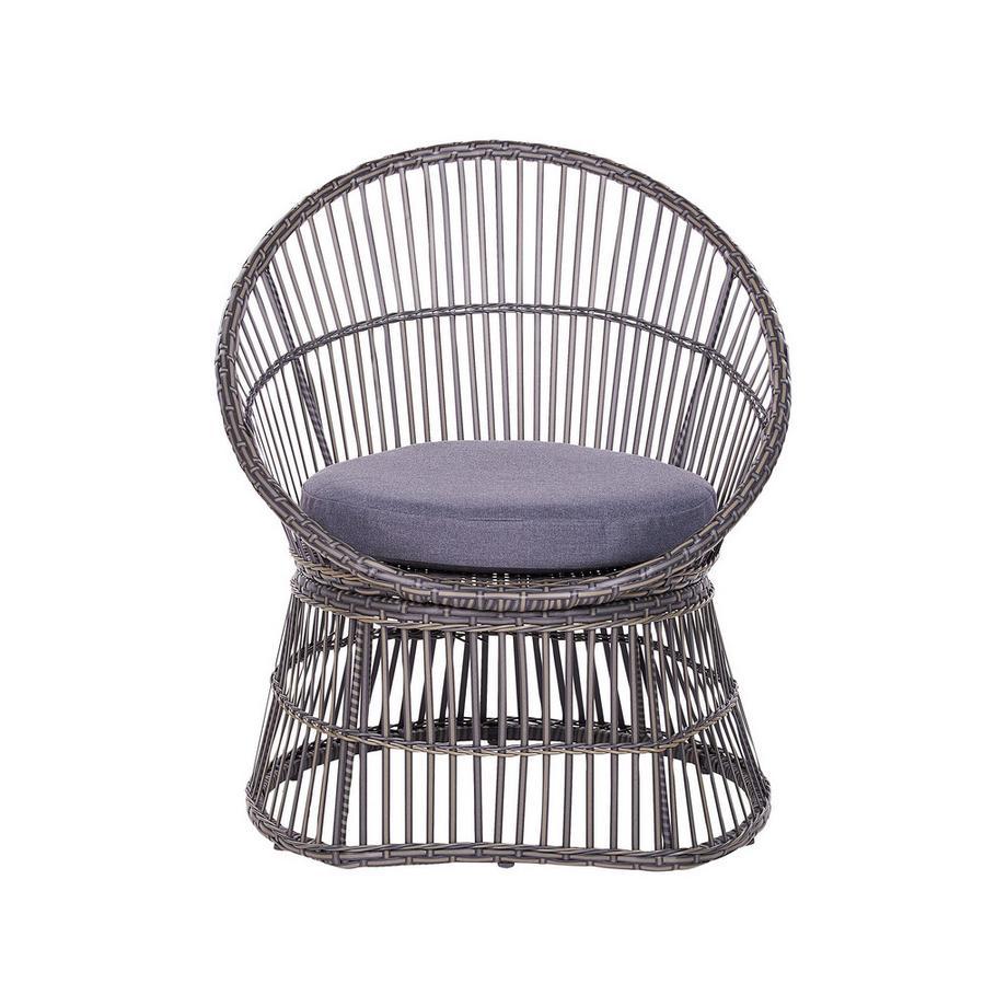 Beliani Ensemble pour bistro en Polyrotin Rustique MESYNA  