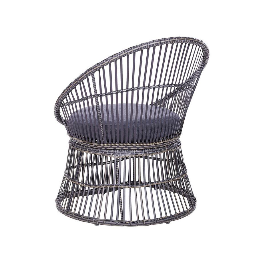 Beliani Ensemble pour bistro en Polyrotin Rustique MESYNA  