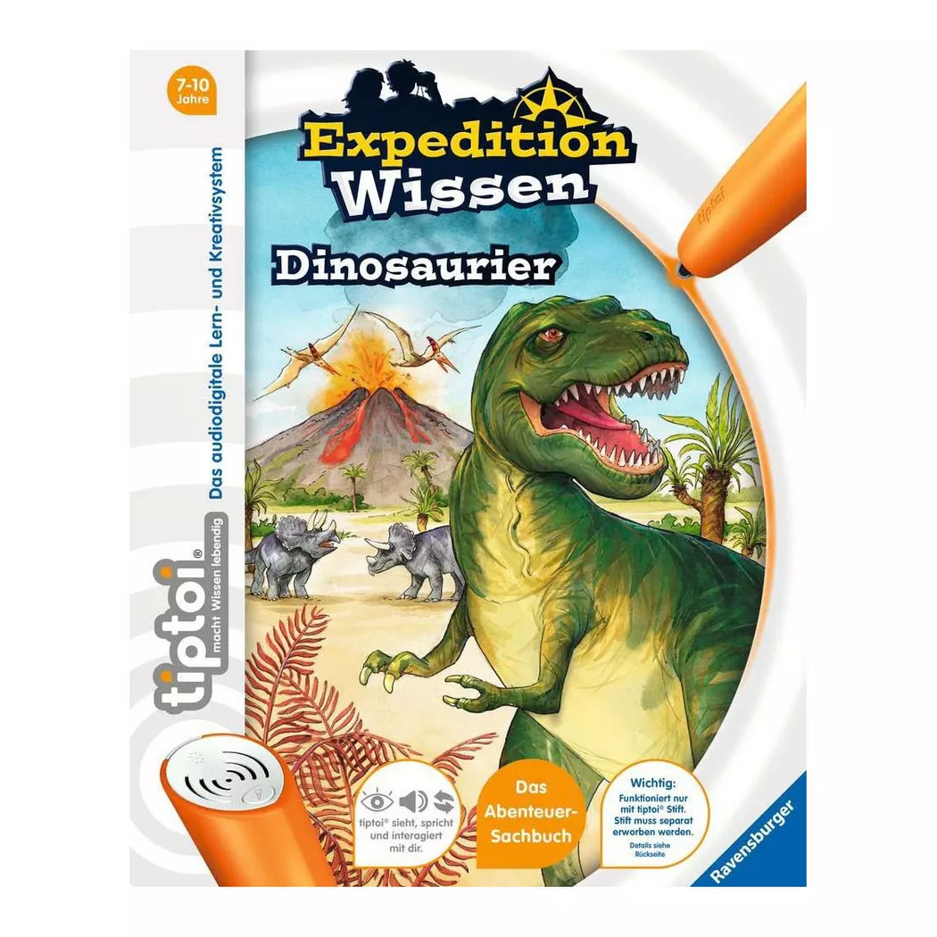 Ravensburger - tiptoi Dinosaurier, Thilo, Multicolor