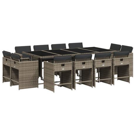 VidaXL Garten essgruppe poly-rattan  