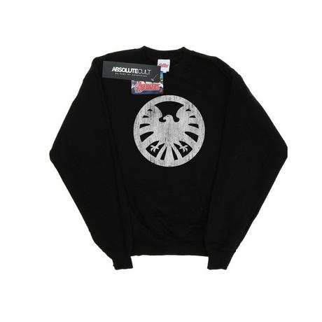 MARVEL  Agents Of SHIELD Distressed Logo Sweatshirt 