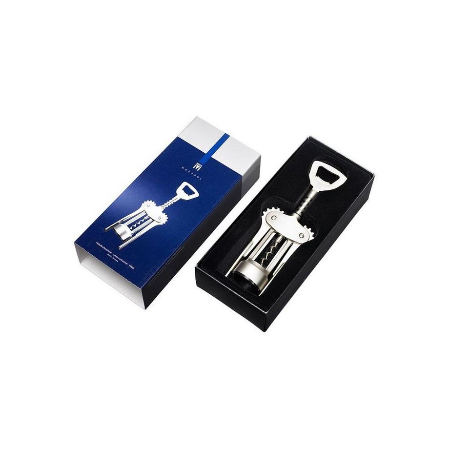 WESTMARK Hebelkorkenzieher Fino, edelmattiert, 20x7.5x4 cm (1148 89  