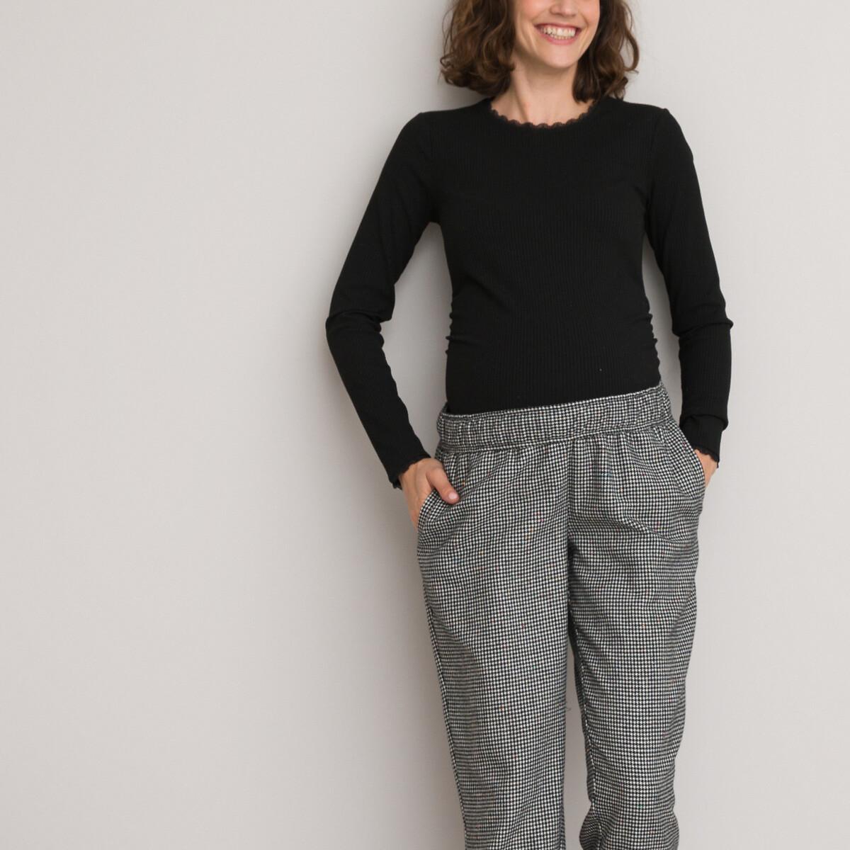 Image of Rundhalsshirt Für Die Schwangerschaft Damen Schwarz S