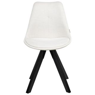 Beliani Set di 2 sedie da pranzo en Tessuto Scandinavo HEDLEY  