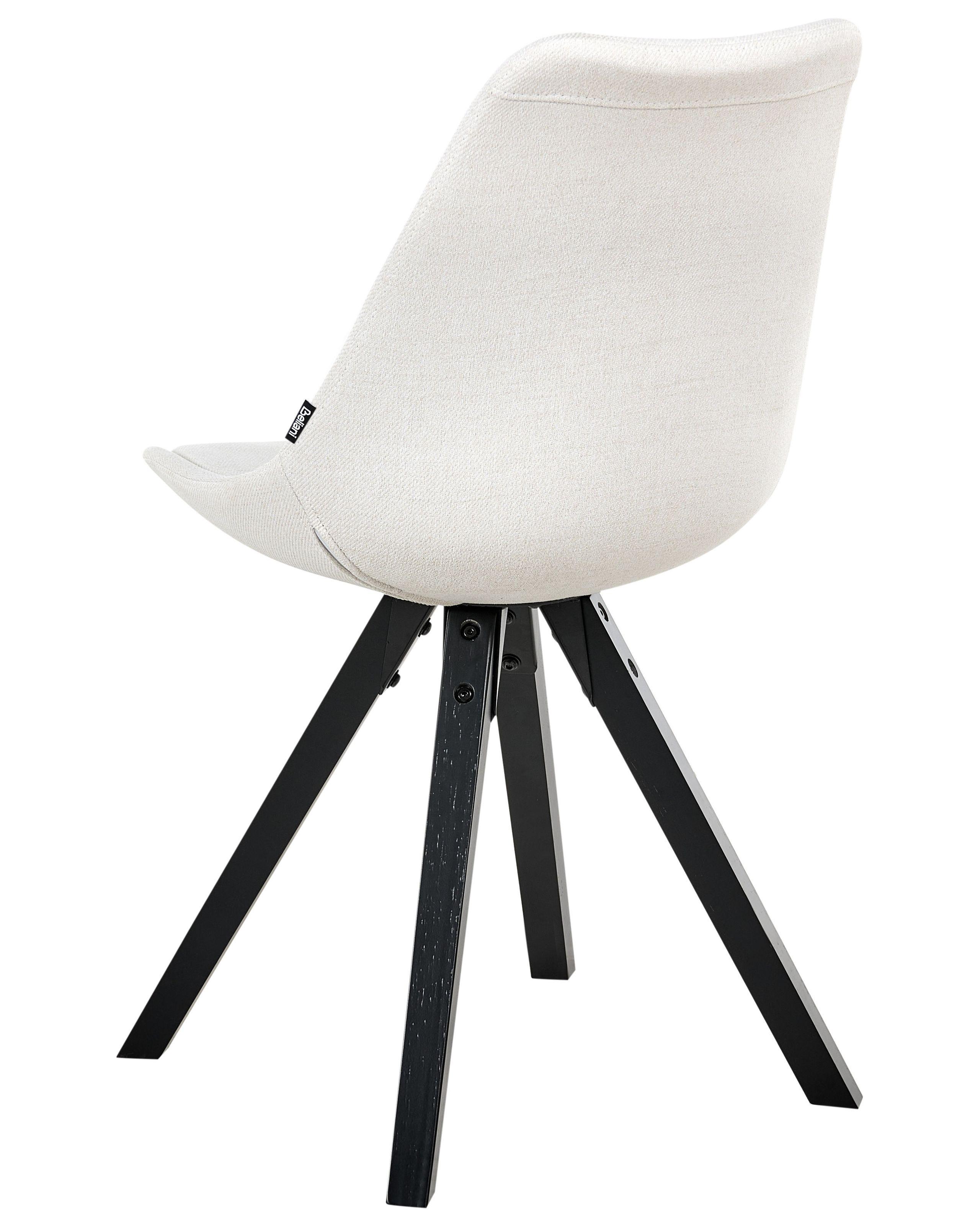 Beliani Set di 2 sedie da pranzo en Tessuto Scandinavo HEDLEY  