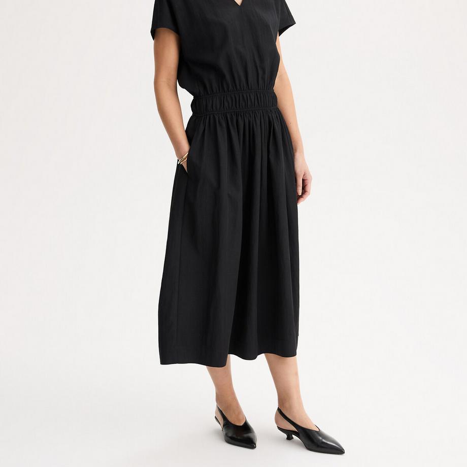 La Redoute Collections Abito Midi Scollo a V Maniche Corte  