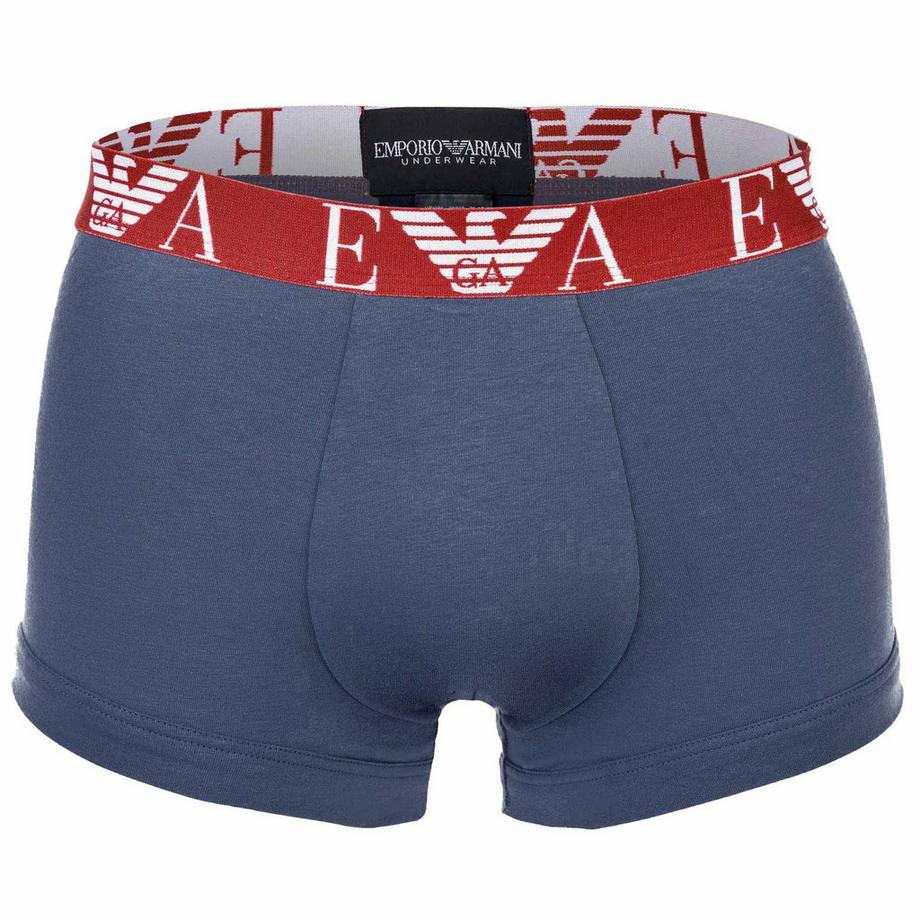 EMPORIO ARMANI Bold Monogram Boxer Aderenti Confezione da 3  