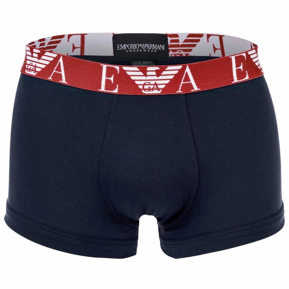 EMPORIO ARMANI Bold Monogram Boxer Aderenti Confezione da 3  