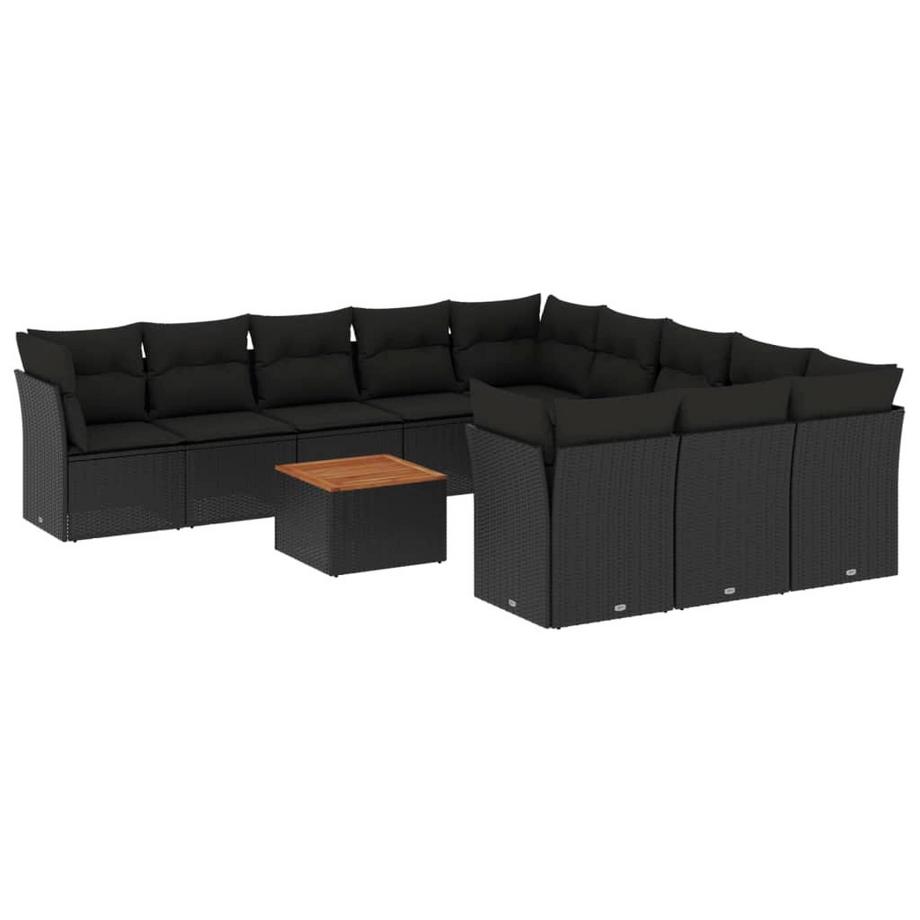 Ensemble de canapés de jardin rotin synthétique