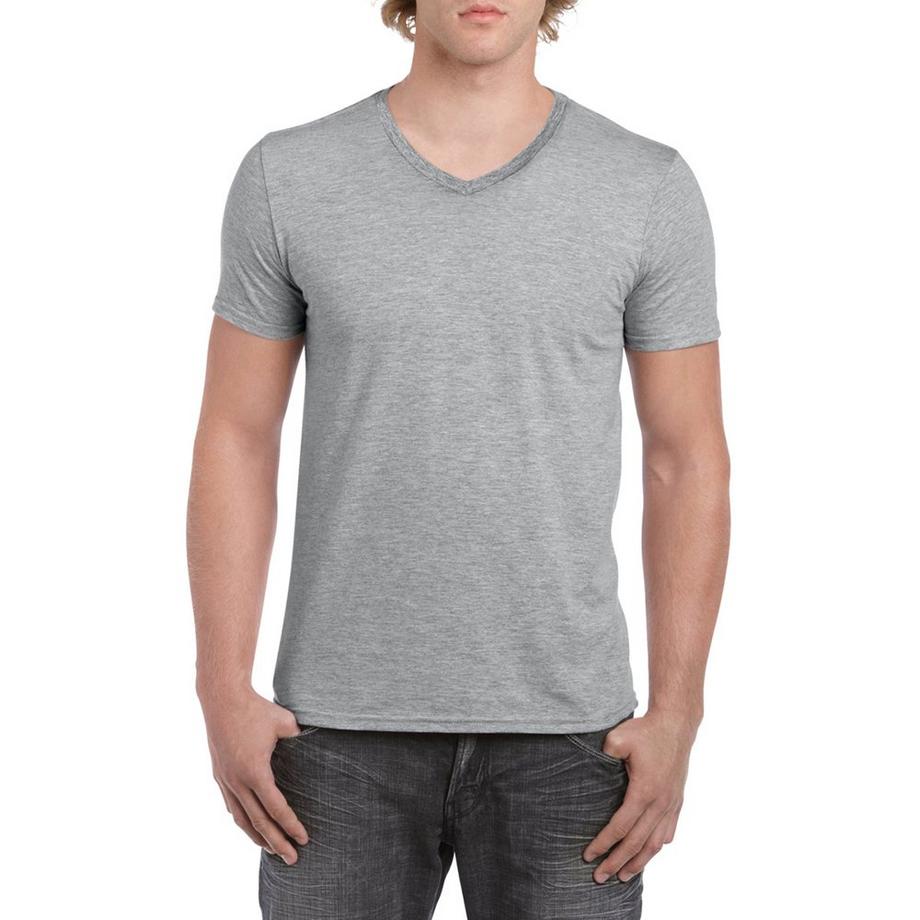 Gildan Soft Style Col V Manches Courtes T-Shirt  