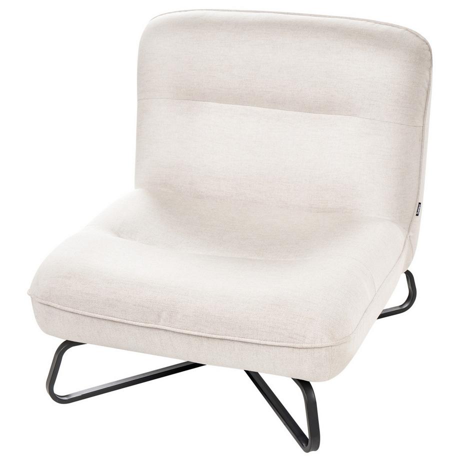 Beliani Fauteuil en Tissu Moderne LINDAL  