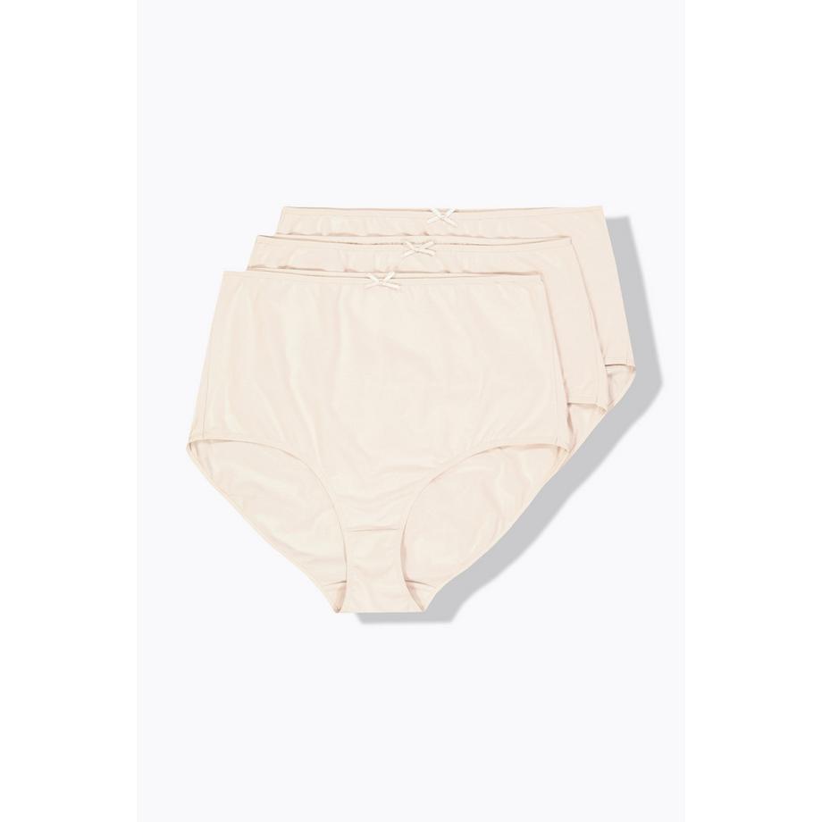 Ulla Popken Culottes maxi lot de 3 couleurs unies  