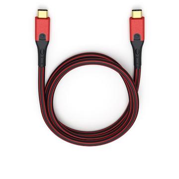 OEHLBACH Evolution CC câble USB 0,5 m USB 3.2 Gen 2 (3.1 Gen 2) USB C Noir, Rouge