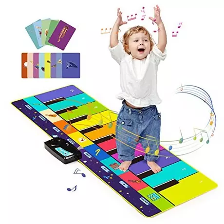 Activity-board Tapis de piano jouet musical avec plus de 100 mélodies tapis  de piano antidérapant pour enfants