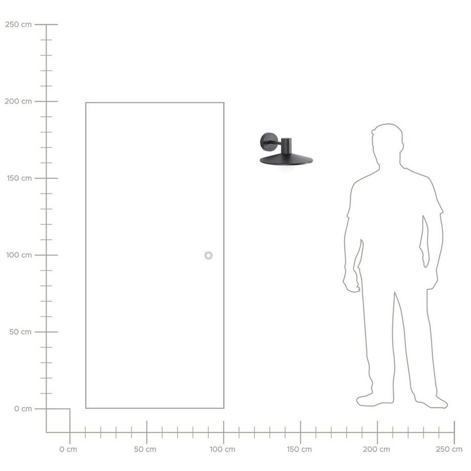 Beliani Applique a per esterni en Alluminio  BARALIA  