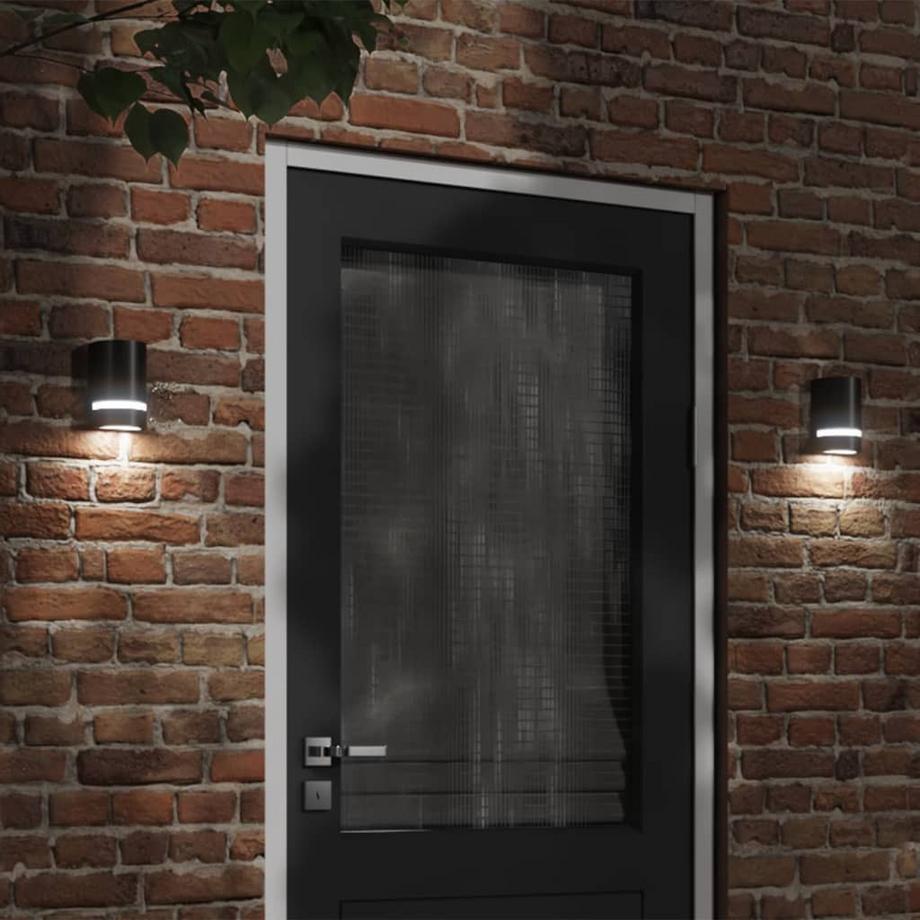 VidaXL Applique murale d'extérieur aluminium  