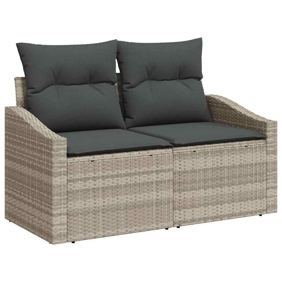 VidaXL Garten-sofa poly-rattan  