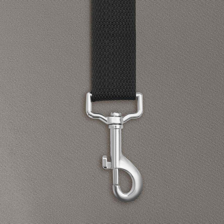 Tectake  Siège auto pour chien Milow avec une laisse de sécurité et 2 sangles de fixation réglables en longueur 