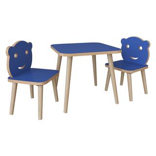 VCM  Ensemble de sièges 3 pièces pour chambre d'enfant Table Chaise Enfants LiLuLa 