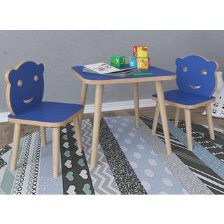 VCM  Ensemble de sièges 3 pièces pour chambre d'enfant Table Chaise Enfants LiLuLa 