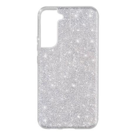 Avizar  Cover Paillette Galaxy S22 Argento 