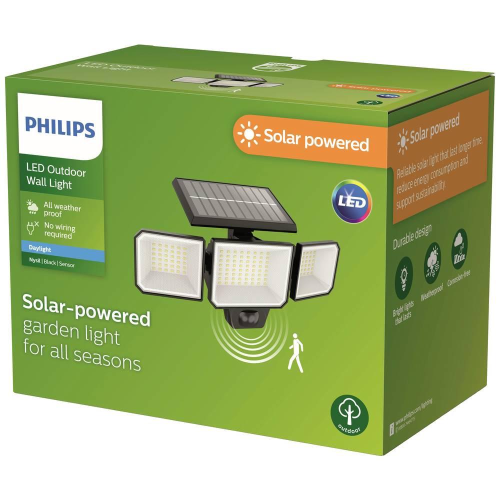 Philips Lighting Projecteur mural solaire avec détecteur de mouvements  