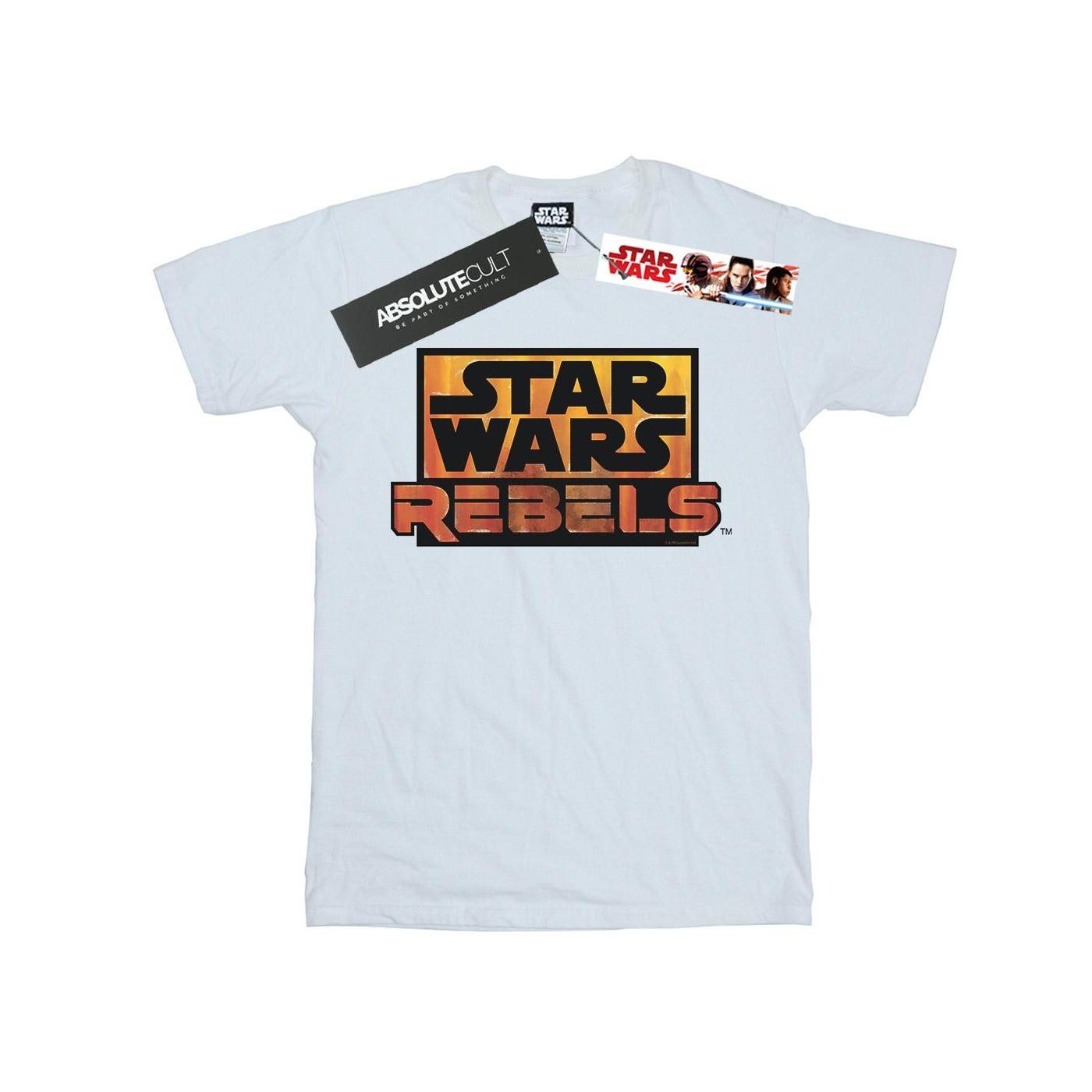 Image of Rebels Logo Tshirt Herren Weiss L